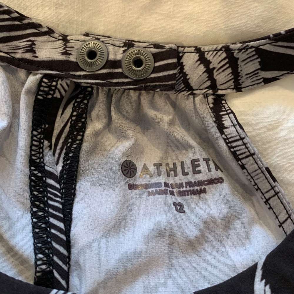 EUC – Athleta – SOL Printed Wide Leg Romper – Zuma Print – 12 - Picture 7 of 10
